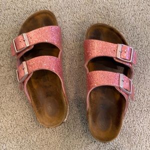 Birkenstock Arizona pink sparkle size 31